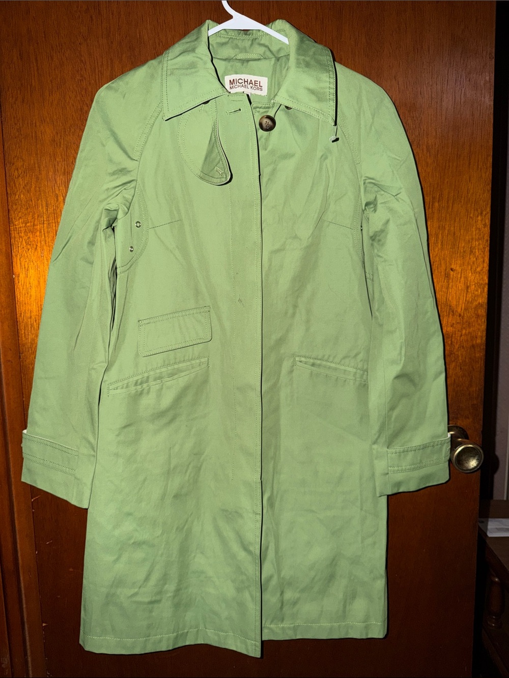 Michael Kors Mint Green Women's Trench Coat
